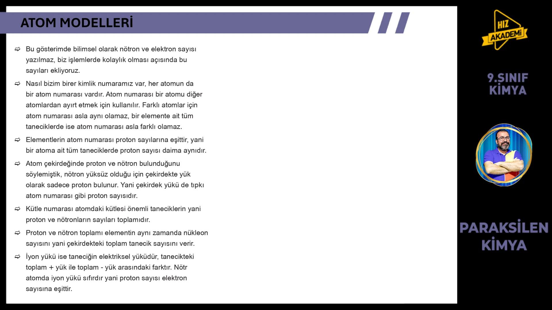 # 1. TEMA
1.2.1
ATOM
TEORILERI
VE ATOMUN
YAPISI
9.SINIF
KIMYA
PARAKSİLEN
KİMYA # BU KONUDAN ÇÖZECEĞİMİZ SORU SAYISI
# 72
9.SINIF
KİMYA