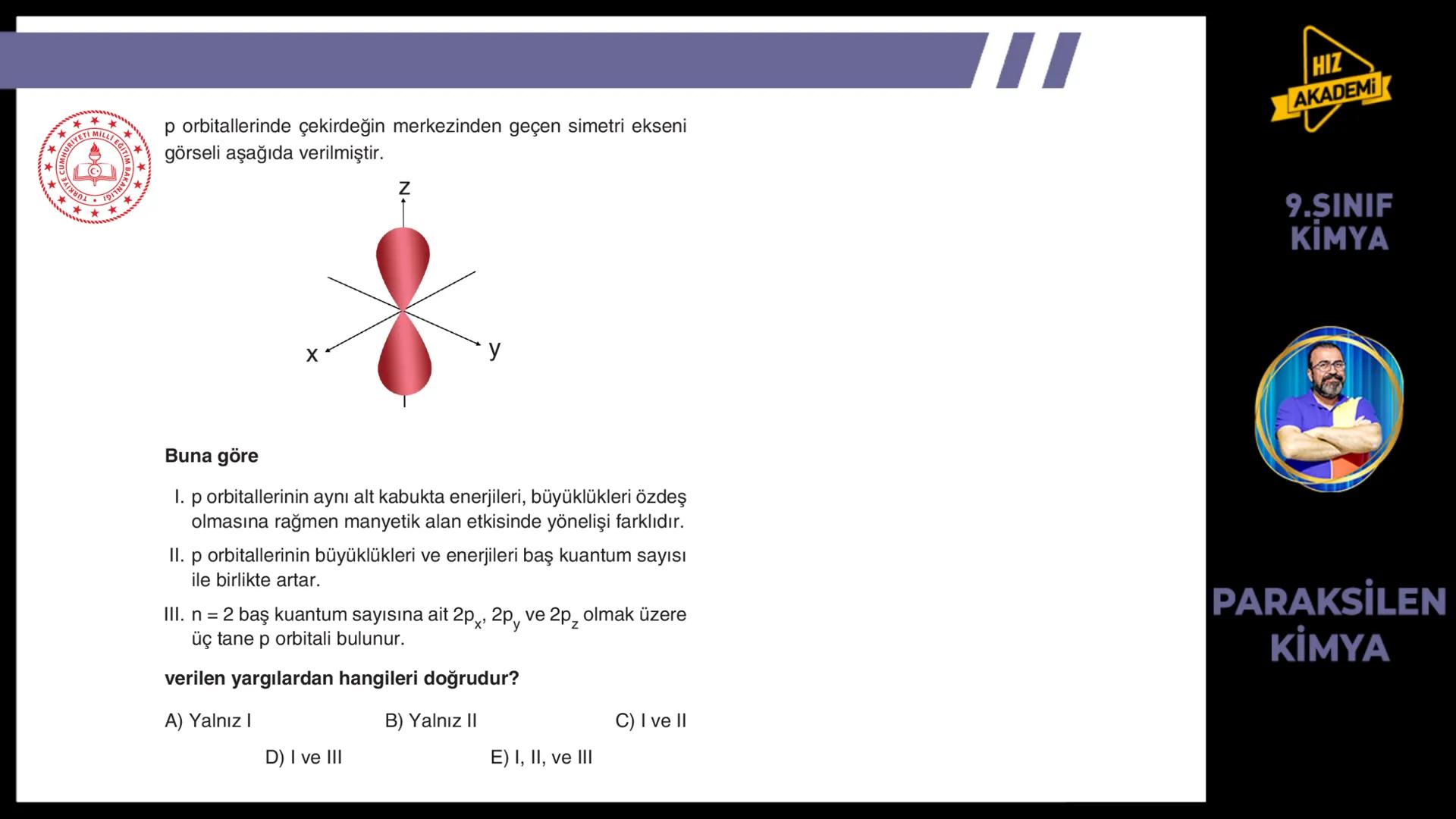 # 1. TEMA
1.2.1
ATOM
TEORILERI
VE ATOMUN
YAPISI
9.SINIF
KIMYA
PARAKSİLEN
KİMYA # BU KONUDAN ÇÖZECEĞİMİZ SORU SAYISI
# 72
9.SINIF
KİMYA