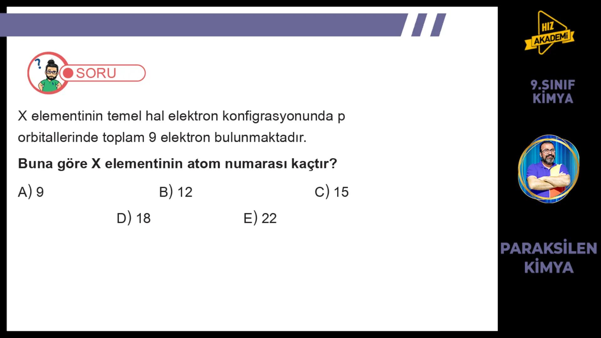# 1. TEMA
1.2.1
ATOM
TEORILERI
VE ATOMUN
YAPISI
9.SINIF
KIMYA
PARAKSİLEN
KİMYA # BU KONUDAN ÇÖZECEĞİMİZ SORU SAYISI
# 72
9.SINIF
KİMYA