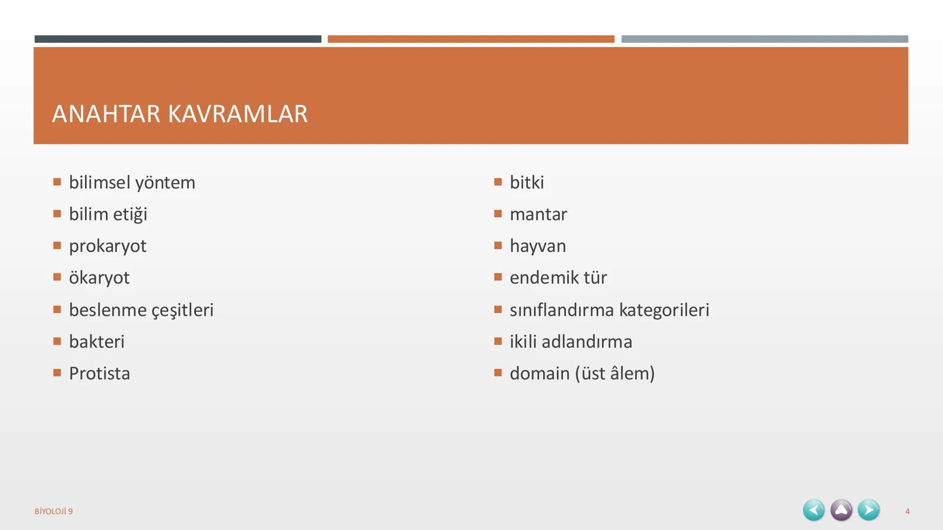 YAŞAM
1. TEMA
BİYOLOJİ 9
1 1. TEMA YAŞAM
1.1. BİYOLOJİNİN ÖNEMİ VE BİYOLOJİDEKİ DÖNÜM NOKTALARININ İNSAN HAYATINA KATKILARI
1.2. BİLİM,