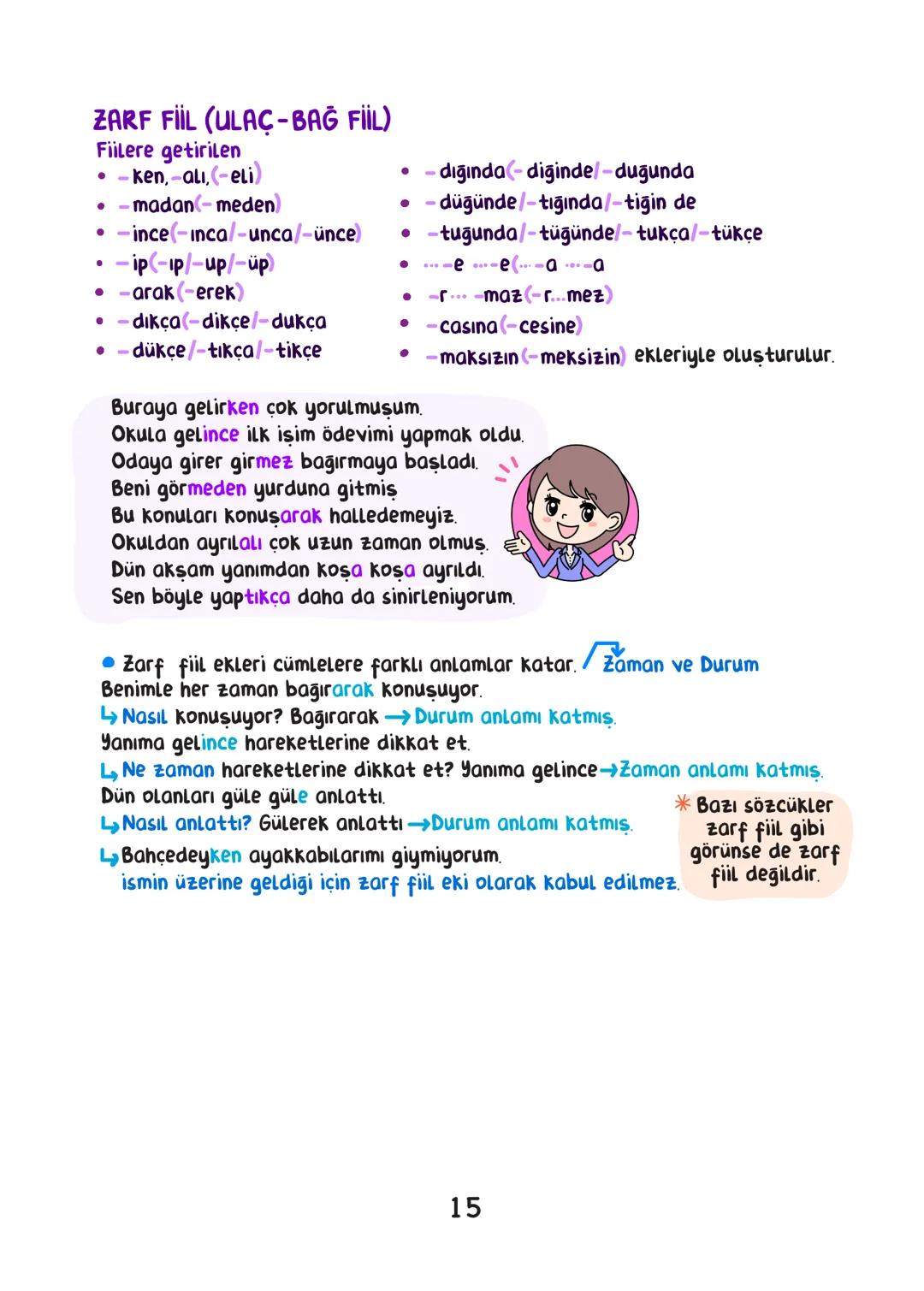 TÜRKÇE
• İÇİNDEKİLER.
SÖZCÜKTE ANLAM 1
CÜMLEDE ANLAM. 4
PARÇADA ANLAM. 7
CÜMLENİN ÖĞELERİ 16
FİİLDE EYLEMDE ÇATI. 21
CÜMLE TÜRLERİ 24