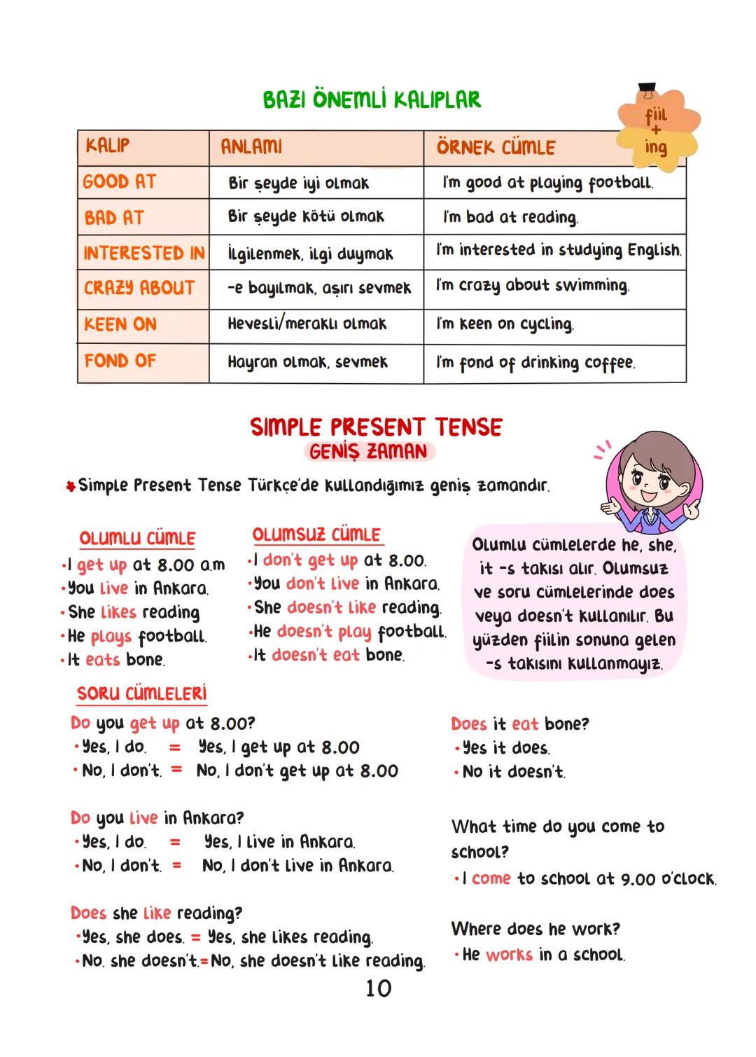 ENGLISH
• İÇİNDEKİLER.
FRIENDSHIP 1
TEEN LIFE 7
IN THE KITCHEN 15
ON THE PHONE 19
THE INTERNET 25
ADVENTURES 31
TOURISM 38
CHORES 44
SCIEN