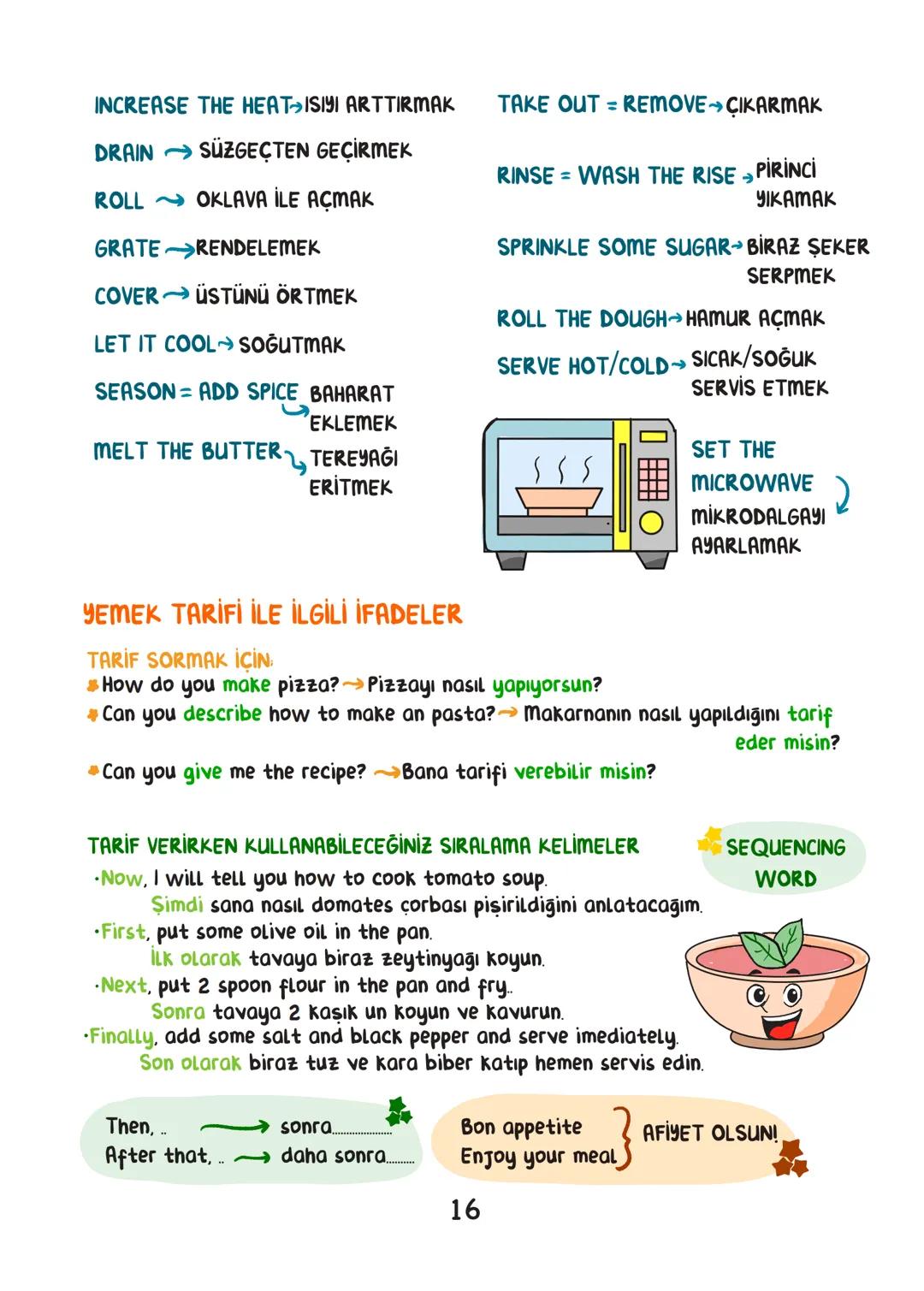 ENGLISH
• İÇİNDEKİLER.
FRIENDSHIP 1
TEEN LIFE 7
IN THE KITCHEN 15
ON THE PHONE 19
THE INTERNET 25
ADVENTURES 31
TOURISM 38
CHORES 44
SCIEN