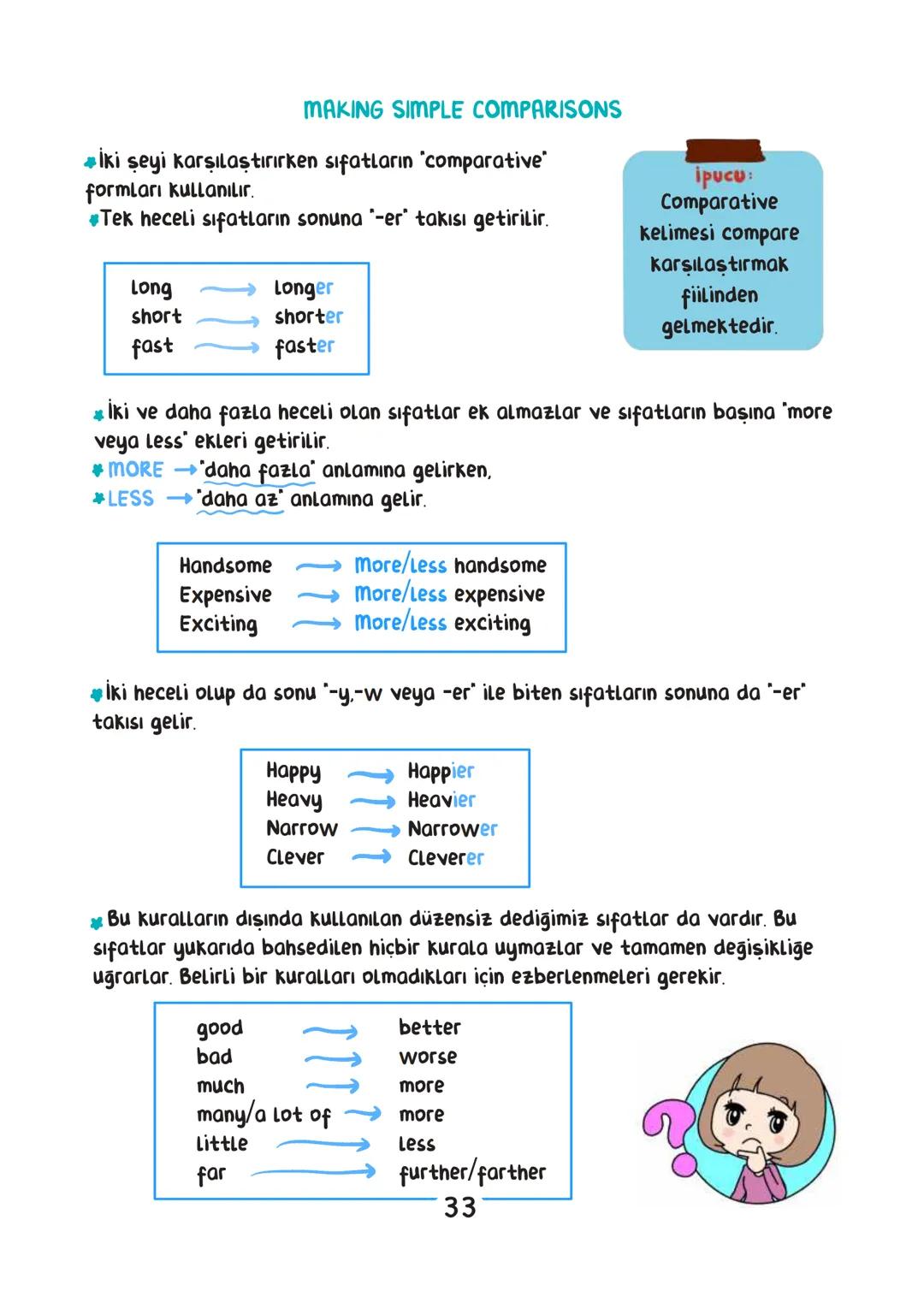 ENGLISH
• İÇİNDEKİLER.
FRIENDSHIP 1
TEEN LIFE 7
IN THE KITCHEN 15
ON THE PHONE 19
THE INTERNET 25
ADVENTURES 31
TOURISM 38
CHORES 44
SCIEN