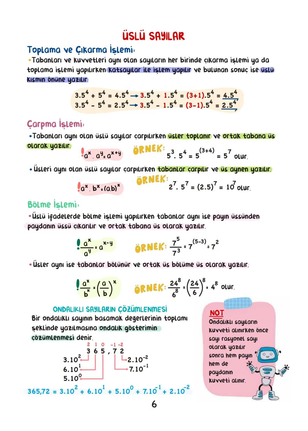 MATEMATİK
• İÇİNDEKİLER.
EBOB EKOK 1
ÇARPANLAR VE KATLAR. 4
ÜSLÜ SAYILAR 6
KÖKLÜ SAYILAR 8
VERİ ANALİZİ 14
业
OLASILIK 16
CEBİRSEL İFADELER