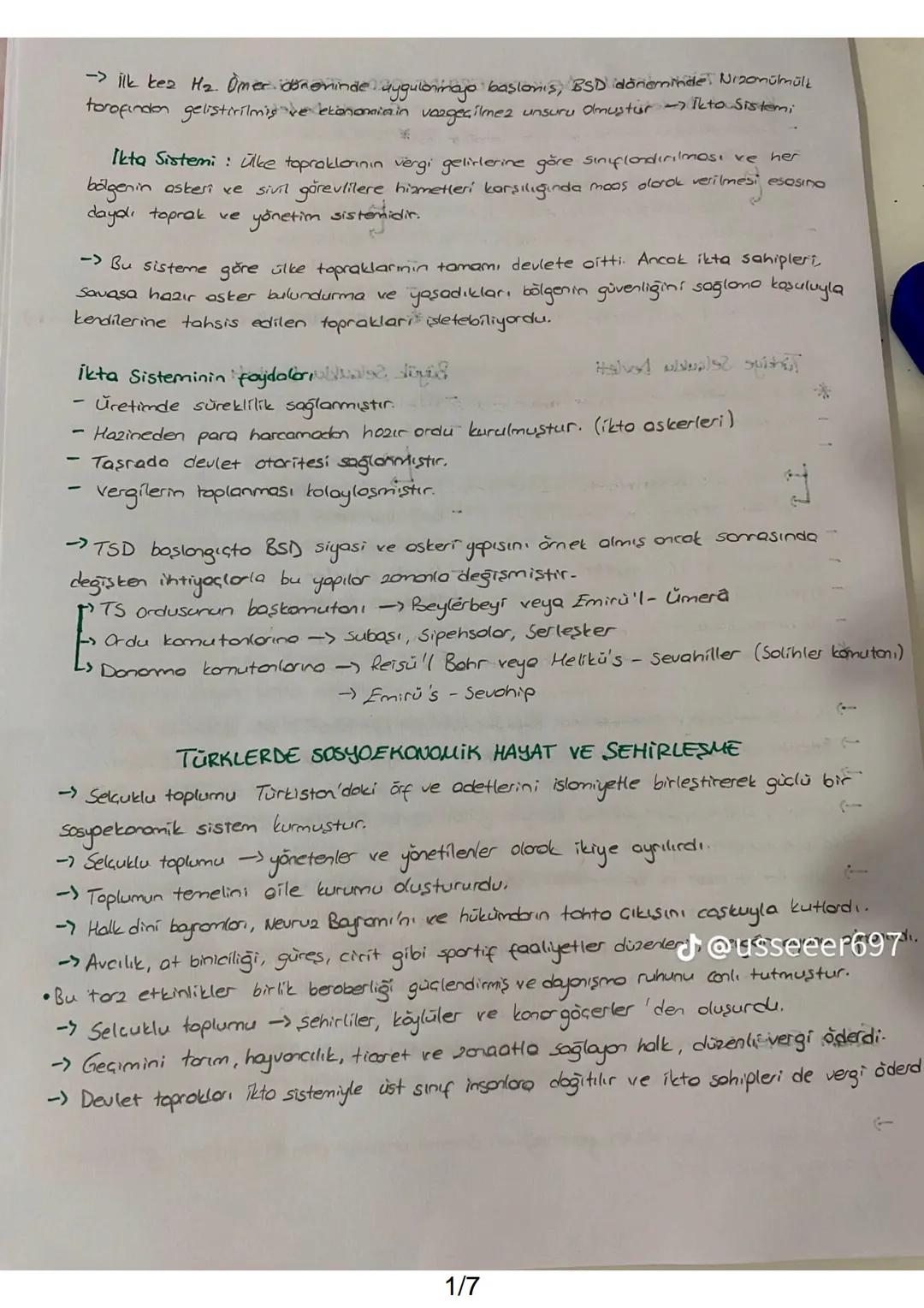 → ilk kez Hz. Ömer nevinde üygulanmajo baslonis, BSD idöneminde Nizamülmülk
torofından geliştirilmiş ve ekonomia in vazgeçilmez unsuru dmust