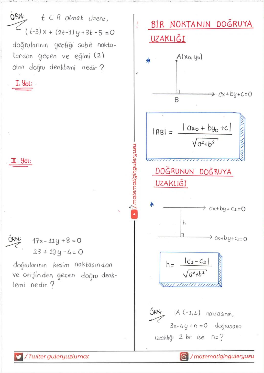 # ANALİTİK GEOMETRİ
A) NOKTANIN ANALİTİĞİ
(Dik Koordinat Sistemi
Analitik Düzlem)
* y ekseni
Xo
Yo
A(xo, yo)
Yo
Yo
A(2,3)
3
→x eksen