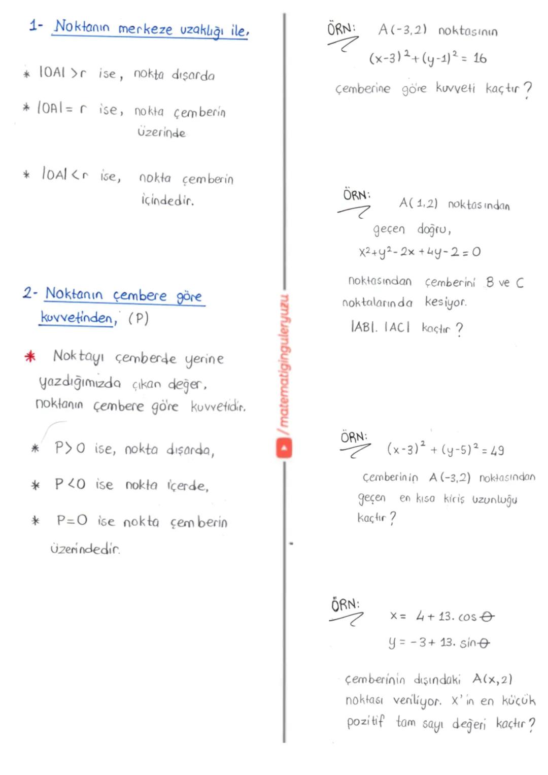 # ANALİTİK GEOMETRİ
A) NOKTANIN ANALİTİĞİ
(Dik Koordinat Sistemi
Analitik Düzlem)
* y ekseni
Xo
Yo
A(xo, yo)
Yo
Yo
A(2,3)
3
→x eksen