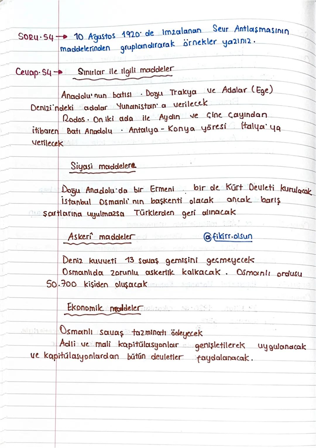 8.SINIF /T.C. İNKILAP TARİHİ VE ATATÜRKÇÜLÜK
1. DÖNEM 2. YAZILIYA HAZIRLIK
SORU CEVAP
ÇALIŞMASI
SORU 1 Kuva-yı Milliye nedir? Açıklayalım.