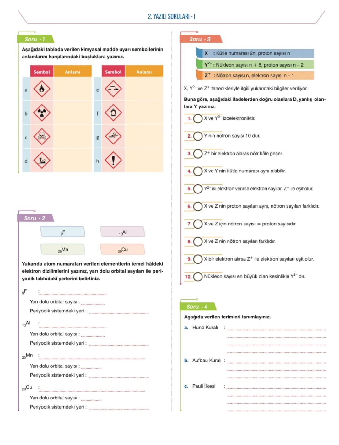# Atom Modelleri
Dalton: Atom isi dolu küredir. Atom parçalaranaz. Bir elementin
tüm atomları aynı büyüldüktedir.
Thomson: Atom, pozitif b