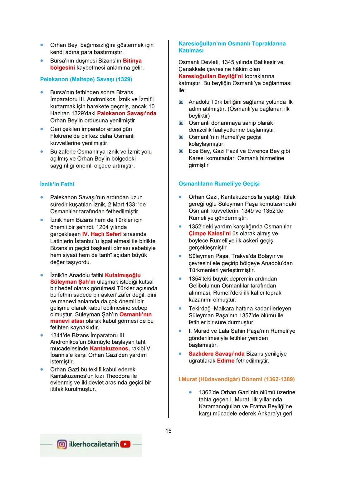 # 10.SINIF TARİH
# 1.DÖNEM 2.SINAV
# ÇALIŞMA NOTLARI
İlker Hoca İle Tarih
Youtube
HAZIRLAYAN
İLKER ÇİFTÇİ 10.SINIF TARİH 1.DÖNEM 2.SINAV