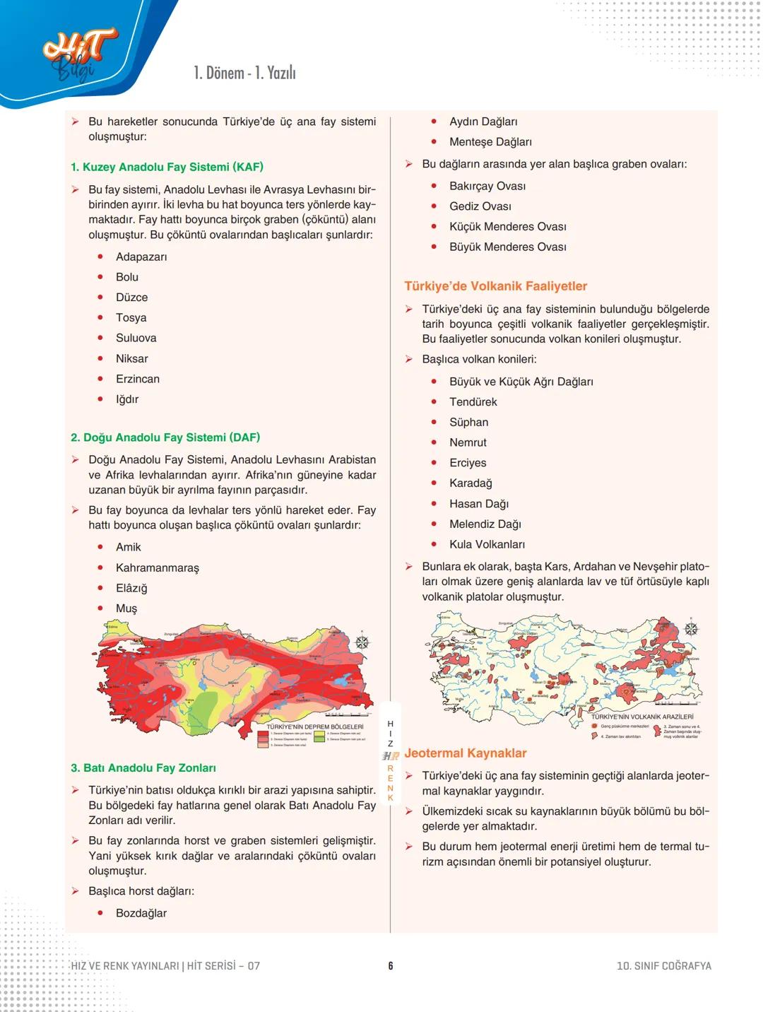 # 10
Coğrafya
Sınıf
Tema
Konu
Sınava Hazırlık
1. Dönem - 1. Yazılı
COĞRAFİ BAKIŞ
➤ Coğrafi bakış; doğa ve insan kaynaklı olayları değerlen