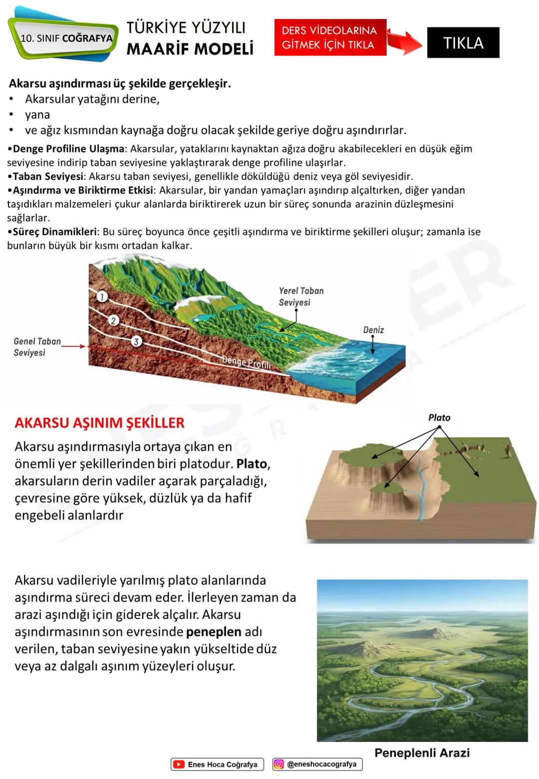 # TÜRKİYE YÜZYILI
## 10. SINIF COĞRAFYA
### MAARİF MODELİ
# DERS VİDEOLARINA
## GİTMEK İÇİN TIKLA
Yerin iç yapısı hakkında
- Deprem dalgal