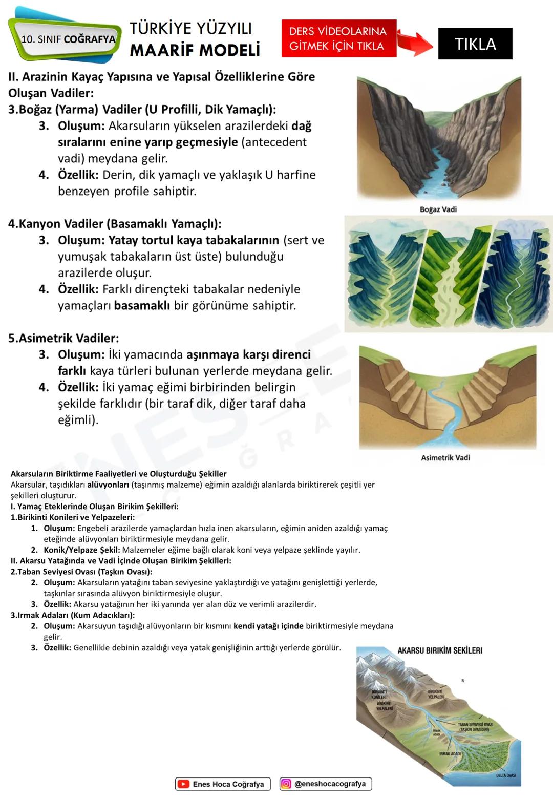 # TÜRKİYE YÜZYILI
## 10. SINIF COĞRAFYA
### MAARİF MODELİ
# DERS VİDEOLARINA
## GİTMEK İÇİN TIKLA
Yerin iç yapısı hakkında
- Deprem dalgal