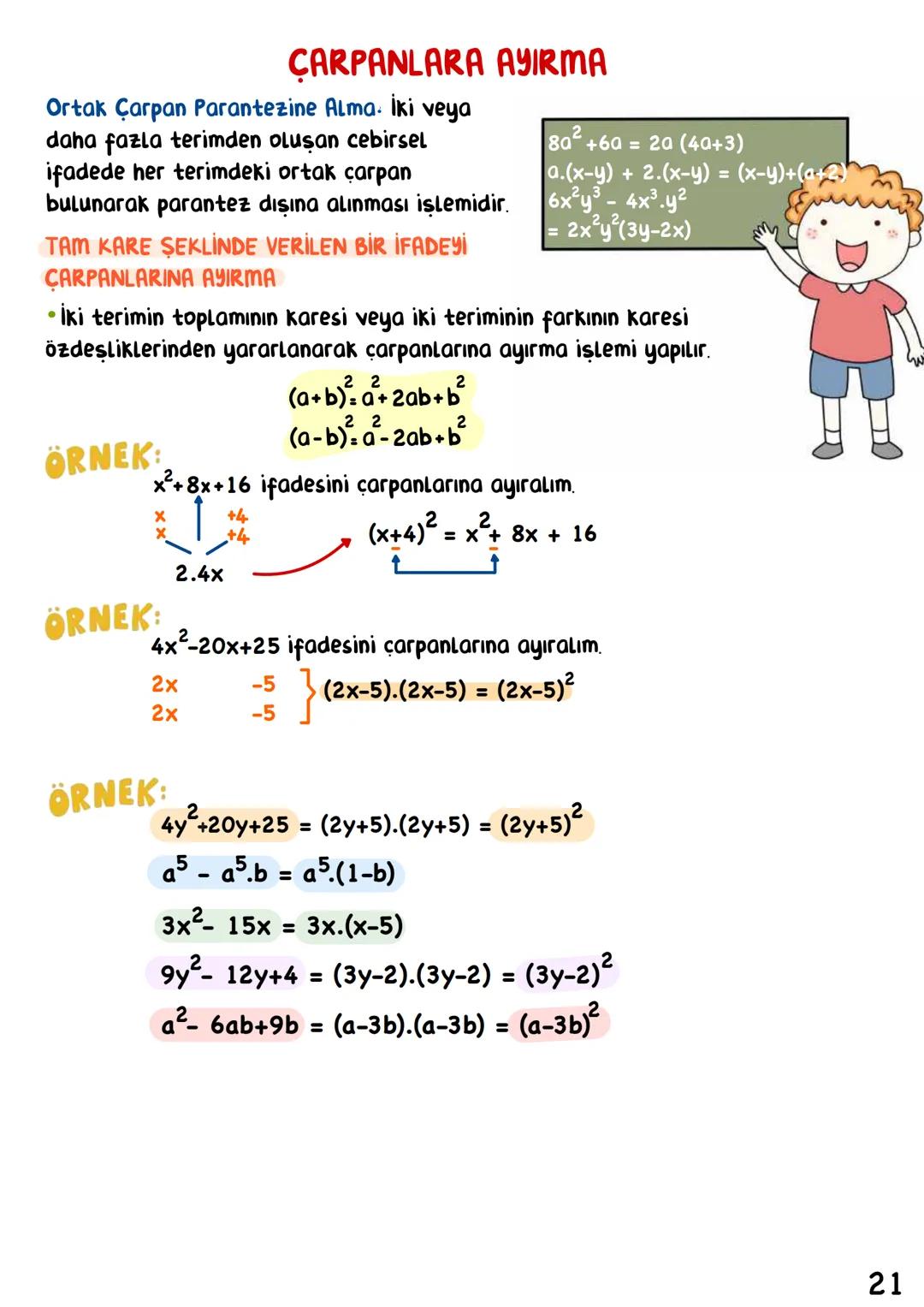 # MATEMATİK
## • İÇİNDEKİLER.
EBOB EKOK 1
CARPANLAR VE KATLAR 4
ÜSLÜ SAYILAR 6
KÖKLÜ SAYILAR 8
VERİ ANALİZİ 14
OLASILIK 16
CEBİRSEL İFADEL