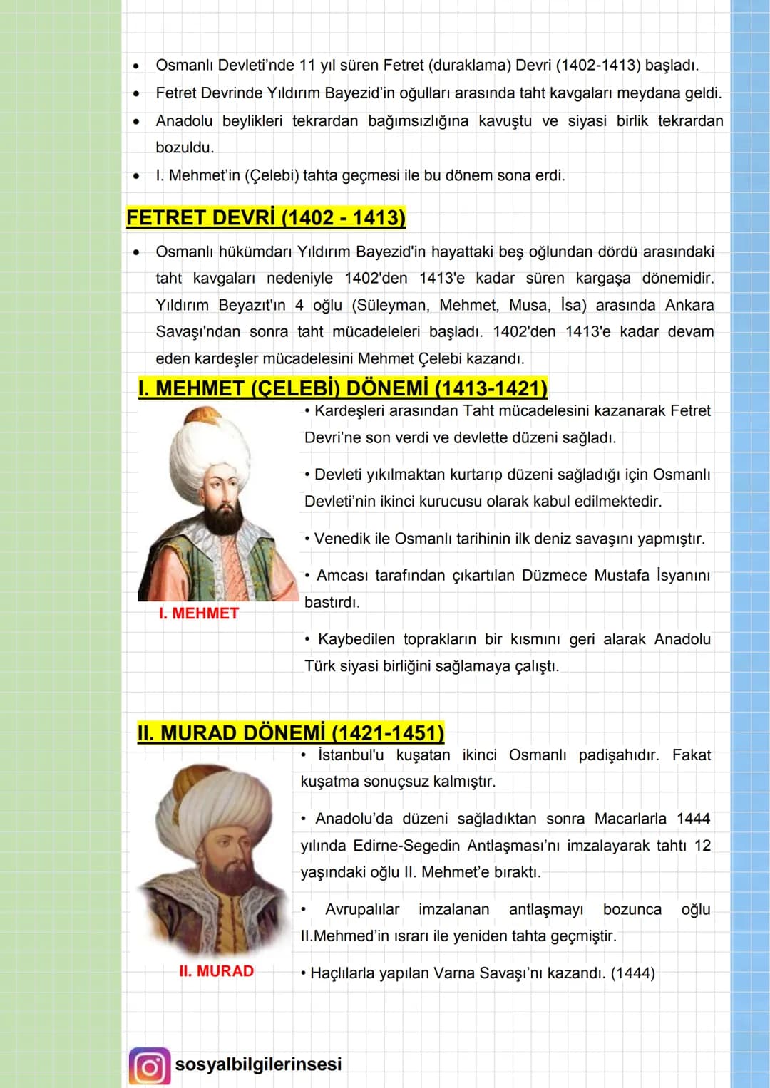 # 7. SINIF 2. ÜNİTE
# BEYLİKTEN CİHAN DEVLETE
## II. BEYLİKLER DÖNEMİ
Türkiye Selçuklu Devleti'nin Kösedağ Savaşı'nda Moğollara yenilmesi