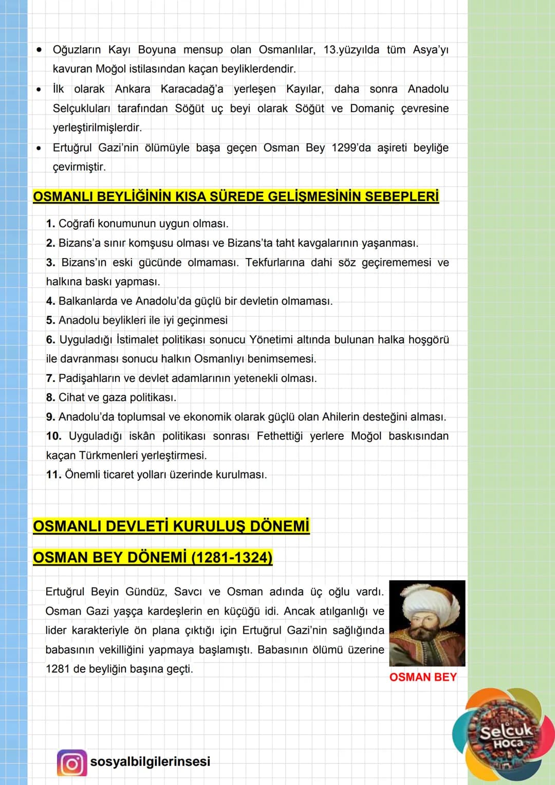 # 7. SINIF 2. ÜNİTE
# BEYLİKTEN CİHAN DEVLETE
## II. BEYLİKLER DÖNEMİ
Türkiye Selçuklu Devleti'nin Kösedağ Savaşı'nda Moğollara yenilmesi