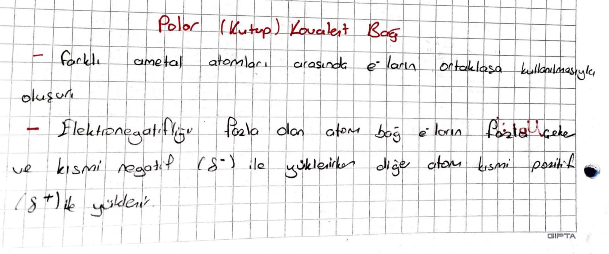## ~ Apolar Kovalent Bağ ~
Aynı ametal atomları arasında e ları ortaklaşa kullanılmasıdır.
- Her iki atomun da elektroneg. aynı olduğundan