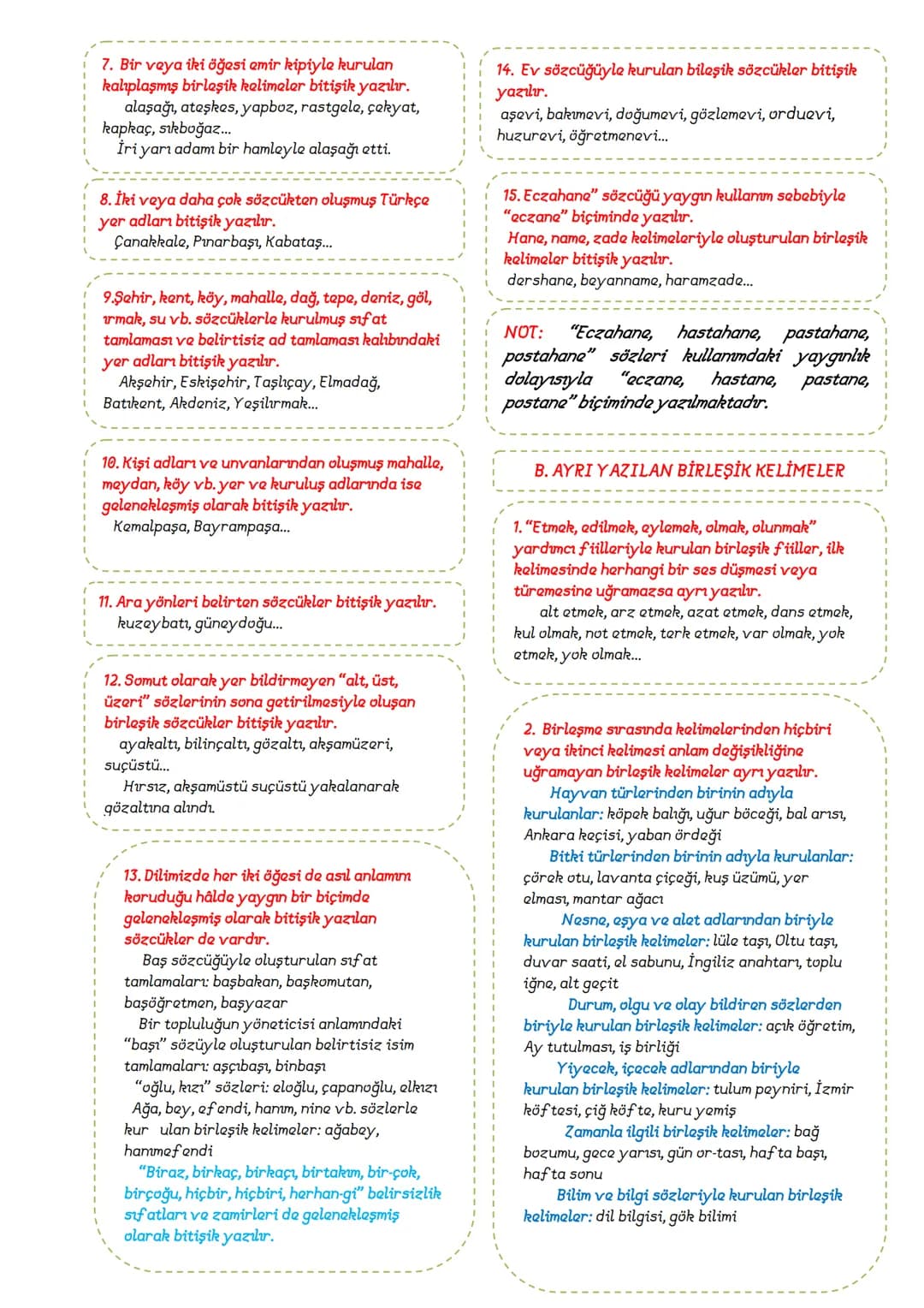 TÜRKÇE
8.SINIF
DERS
NOTLARI
ADNAN BARAN
ÖNER # FİİLİMSİLER (EYLEMSİLER)
FİİLİMSİ: Fiillerden türemiş olmakla birlikte bir fiil gibi çekim