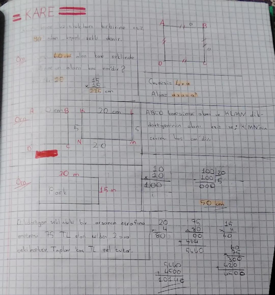 DiKDÖRTGEN
Art
Venerlari
birbirine
eşit uzunlukta
alan
30 kesisen kapal, sell
denir
D. Bir kisa + Bir bis)
kenar
kerar
Kisa Vener Vaun konar