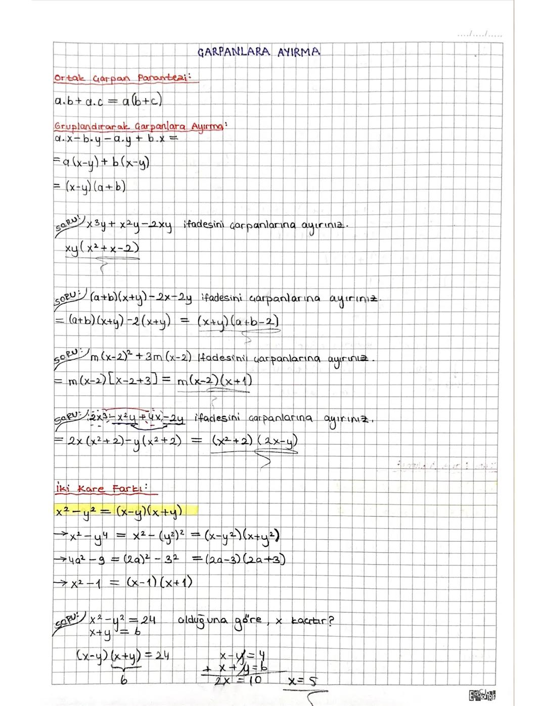 Çarpanlara Ayırma Nedir? Kolay Anlatımla Temel Bilgiler