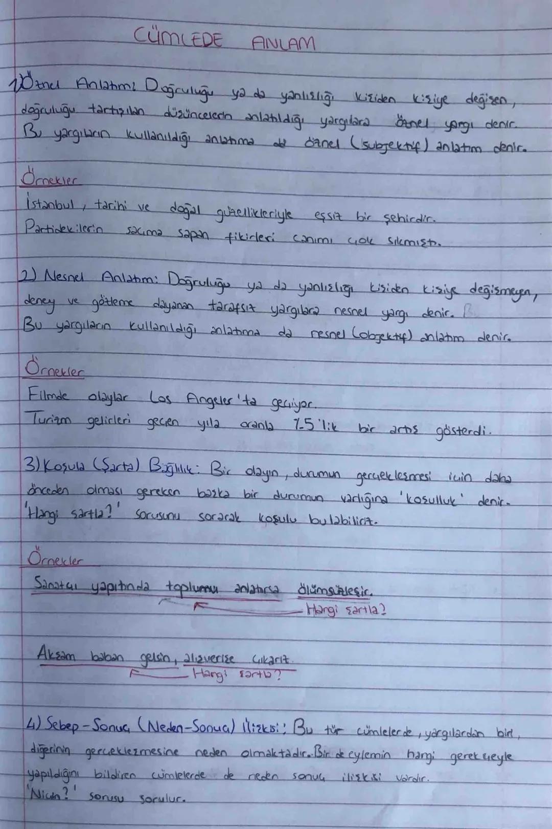 # CÜMLEDE ANLAM
Öznel Anlatımı Doğruluğu ya da yanlışlığı kişiden kişiye değişen,
doğruluğu tartışılan düşüncelerin anlatıldığı yargılara ö
