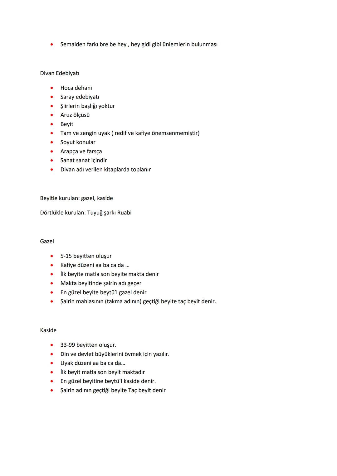 Türk Halk Edebiyatı
İslamiyet öncesi Türk Edebiyatının devamı niteliğindedir.
Şiirler bağlama eşliğinde söylenir.
. Nazım birimi dörtlüktür.