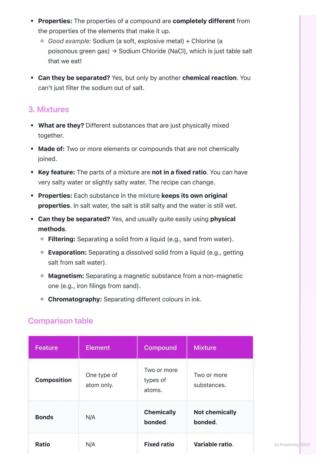 # Elements, Compounds, and
# Mixtures
## Introduction to substances
Everything around us is made of matter. This topic is all about how we