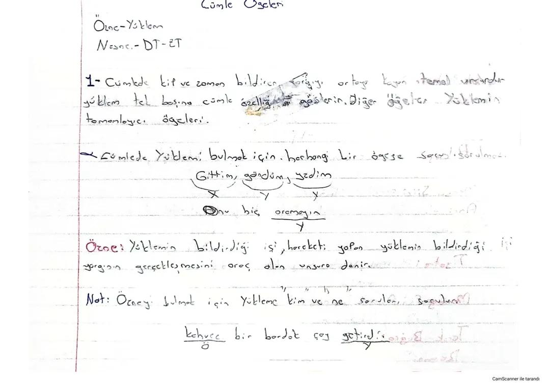 Cümle Ögeleri: Detaylı Konu Anlatımı