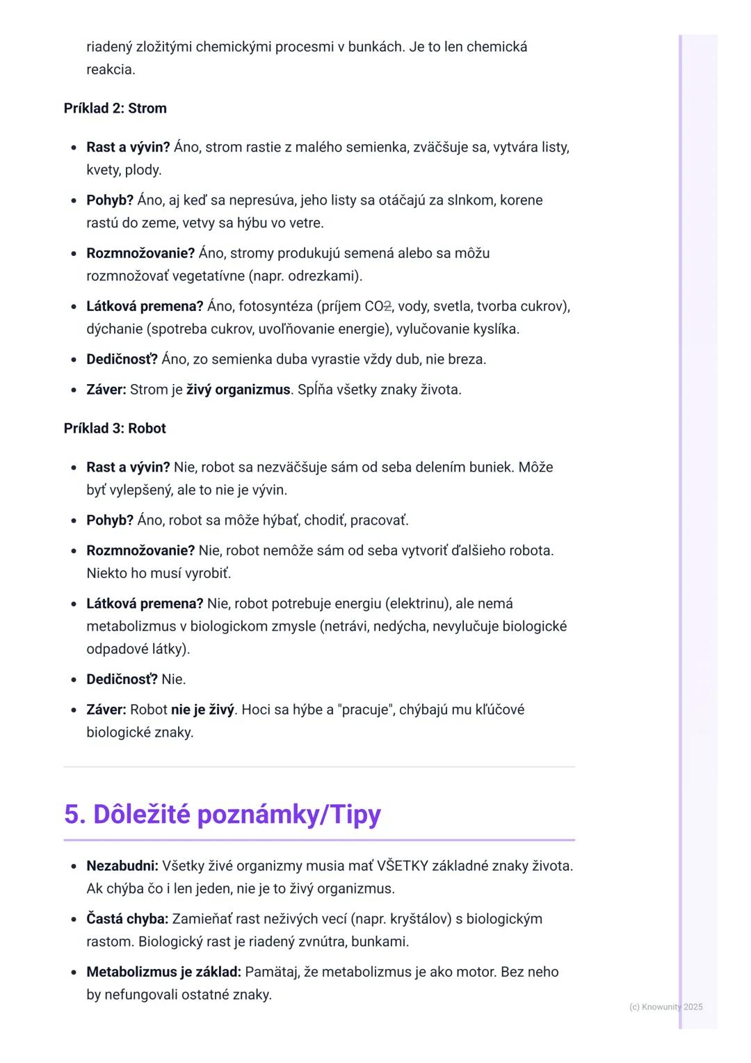 # Základné znaky života
1. Úvod do základných znakov života
Dnes si píšem poznámky o tom, čo robí niečo živým. V biológii je dôležité vedi