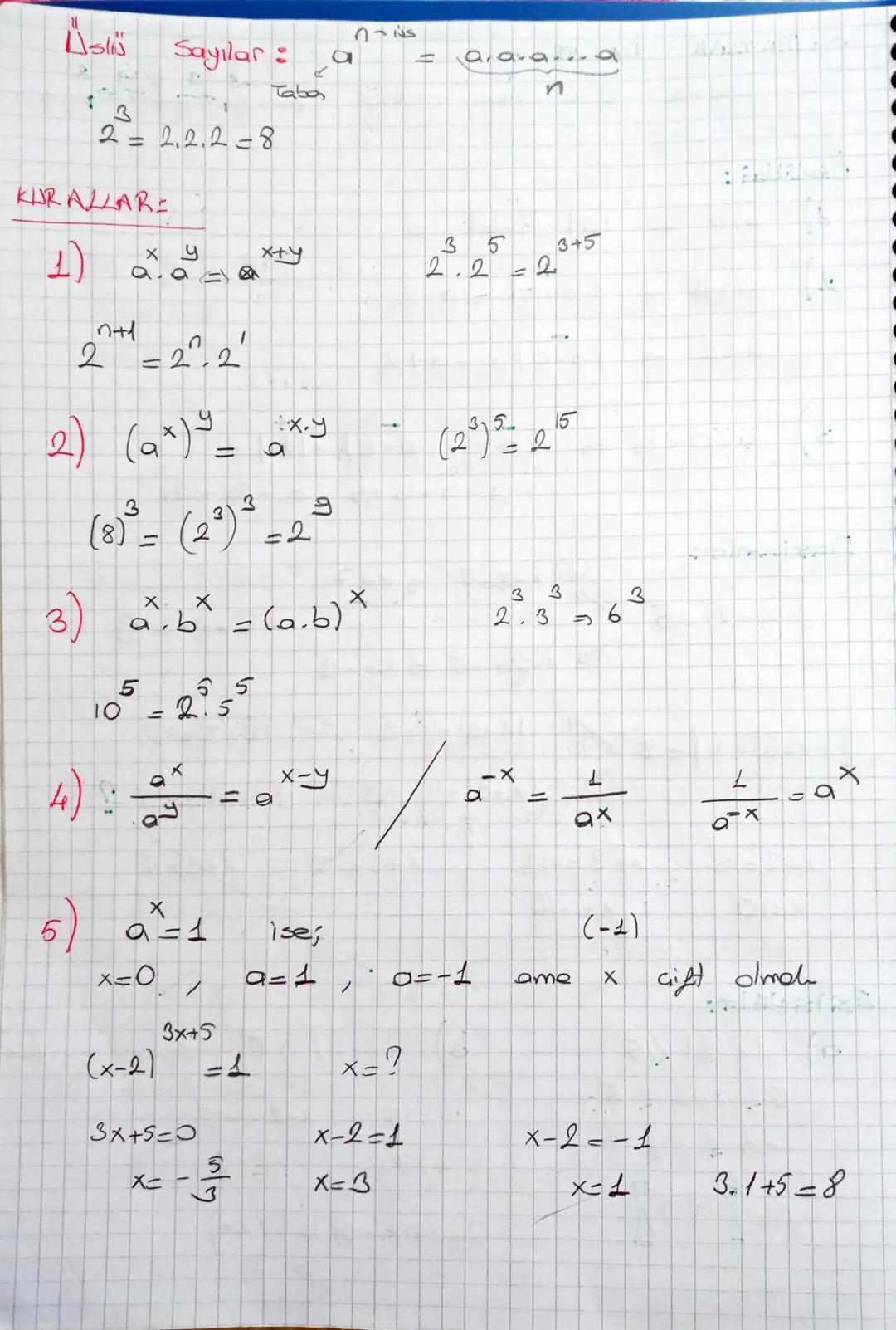 TYT Üslü ve Köklü Sayılar: Konu Anlatımı ve Özeti