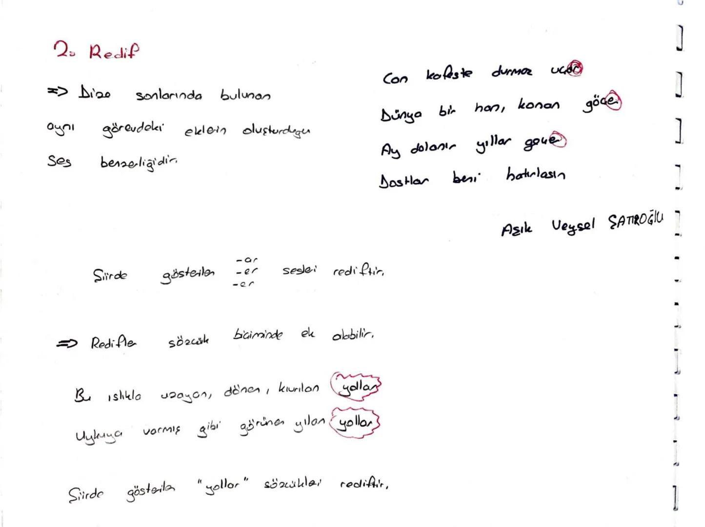Siirde Ahenk Unsurları
=> Ahenk, şiiri duşturan Seslerin kulaga hoş gelecek bir bütün oluşturmasıdır.
Başlıca ahenk unsurları şunlardr;
t