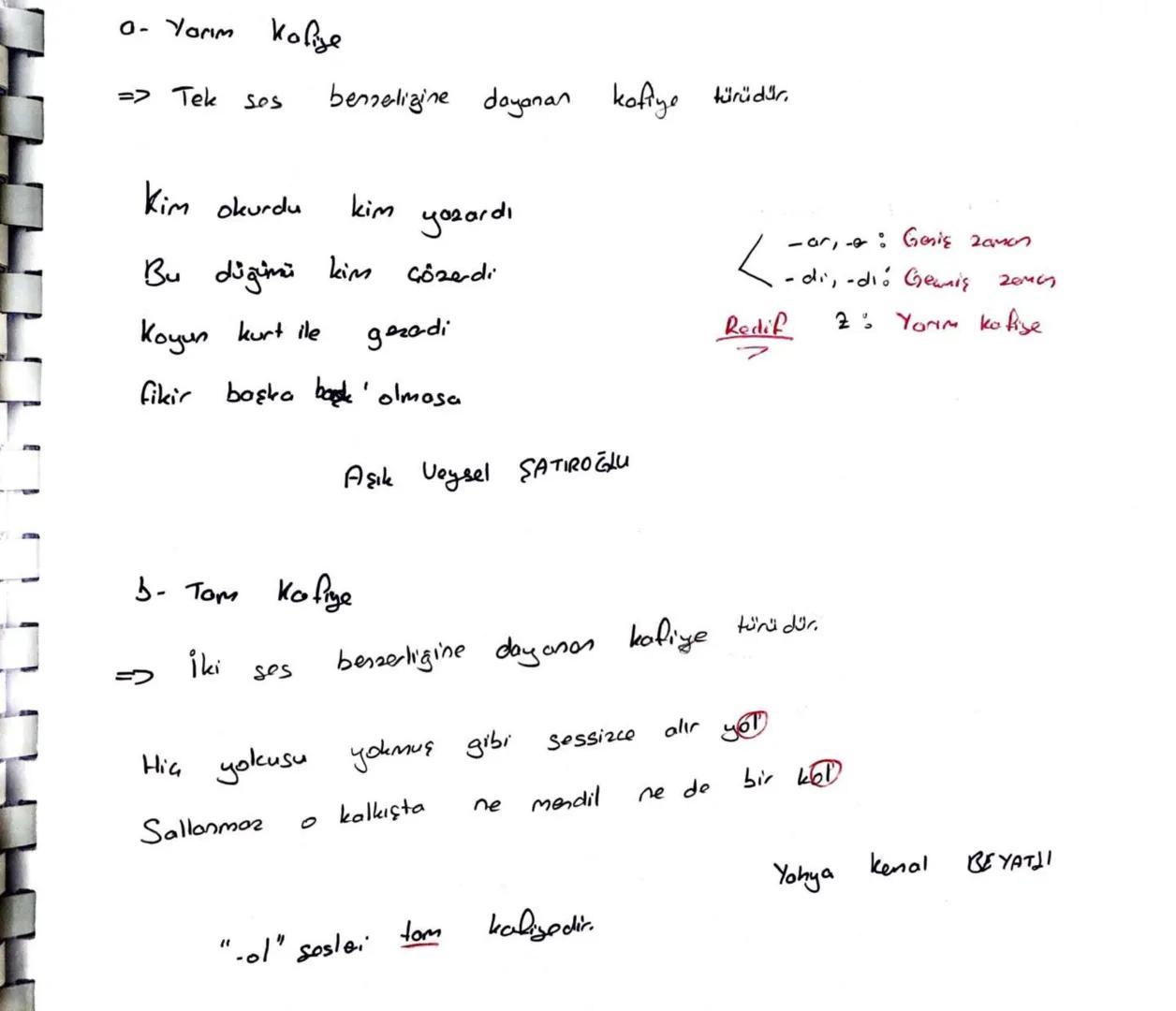 Siirde Ahenk Unsurları
=> Ahenk, şiiri duşturan Seslerin kulaga hoş gelecek bir bütün oluşturmasıdır.
Başlıca ahenk unsurları şunlardr;
t