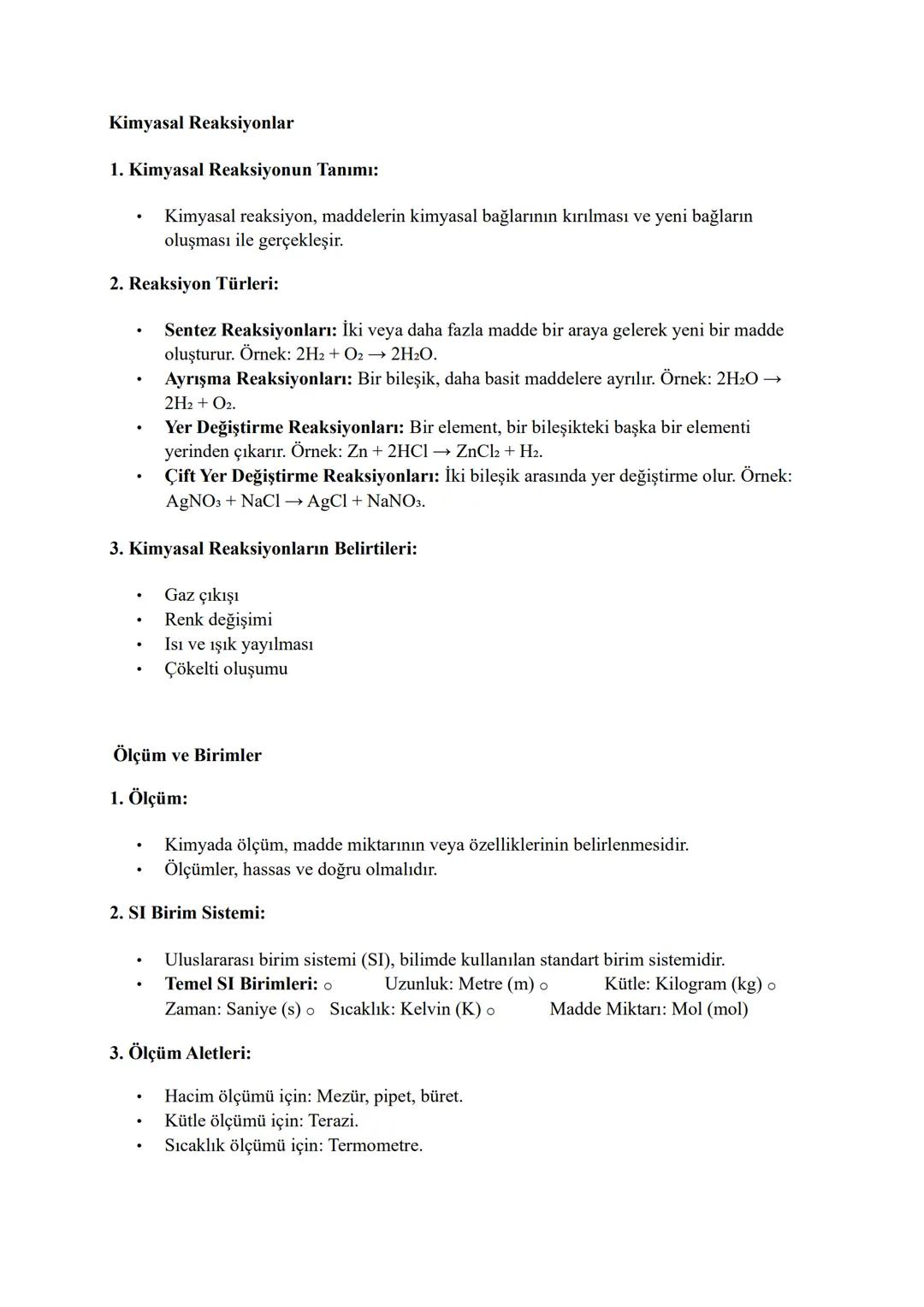 Kimya Bilimi Nedir?
1. Kimyanın Tanımı: ⚫
Kimya, maddelerin bileşimini, yapısını, özelliklerini ve
dönüşümlerini inceleyen bilim dalıdır.
.