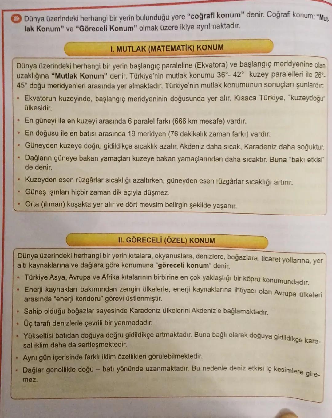 Sosyal bilgiler notları