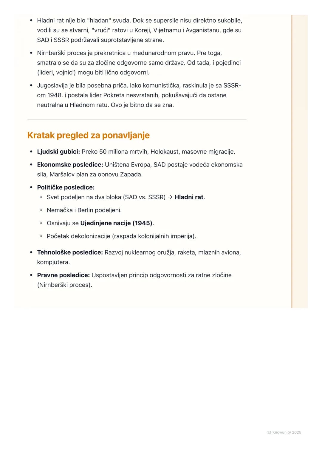 # Posledice Drugog svetskog
rata
Uvod u posledice rata
Drugi svetski rat je bio najveći i najrazorniji sukob u istoriji čovečanstva. Završ
