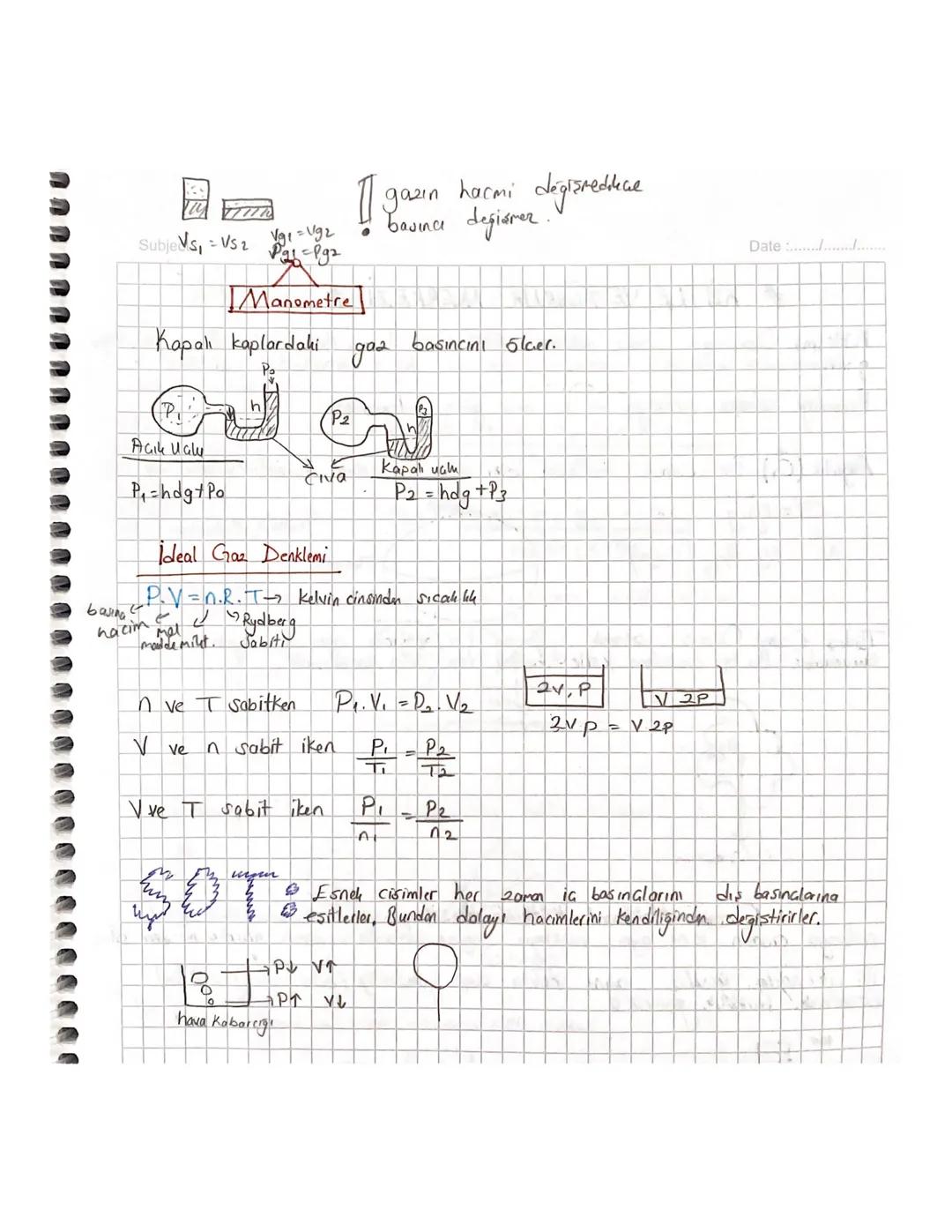 Subject:
2d
<2
Omel
h
d
d
P
h 3d
3d
3d
K
L
mdm> 2
Date :........
Karumayon siviler dengede ten
Sıvılar karışabilir. Ogbydı
K.L, m, nin taban