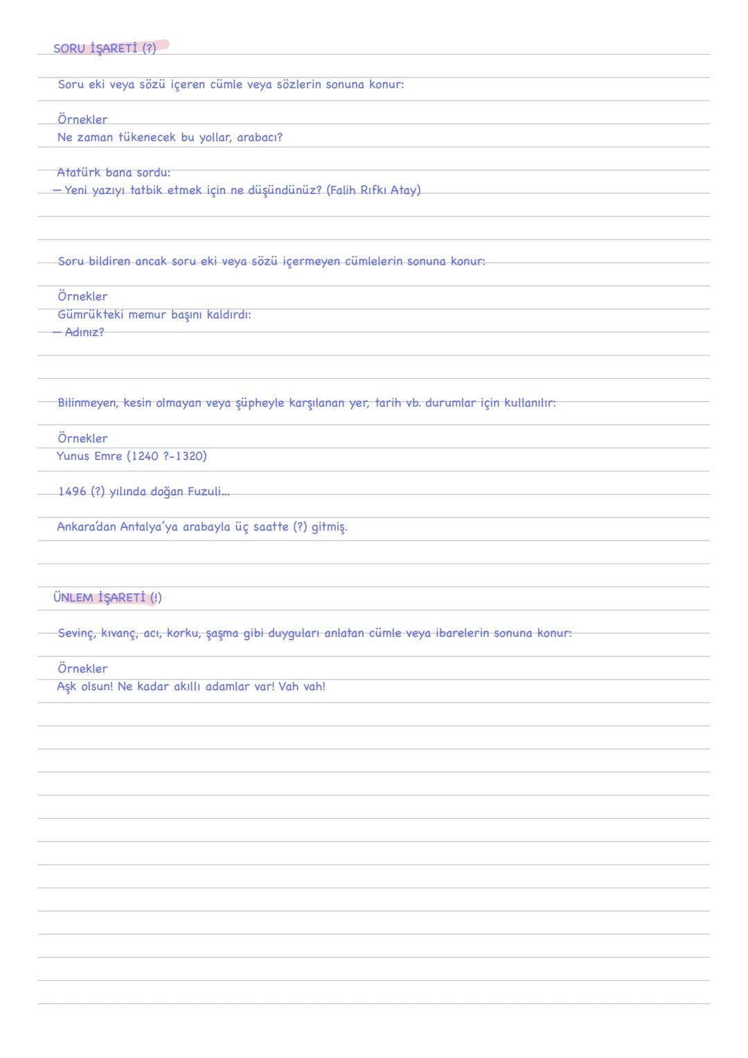 NOKTALAMA İŞARETLERİ
NOKTA (.)
Cümlenin sonuna konur:
Örnekler
Türk Dil Kurumu, 1932 yılında kurulmuştur.
Bazı kısaltmaların sonuna konur:
Ö