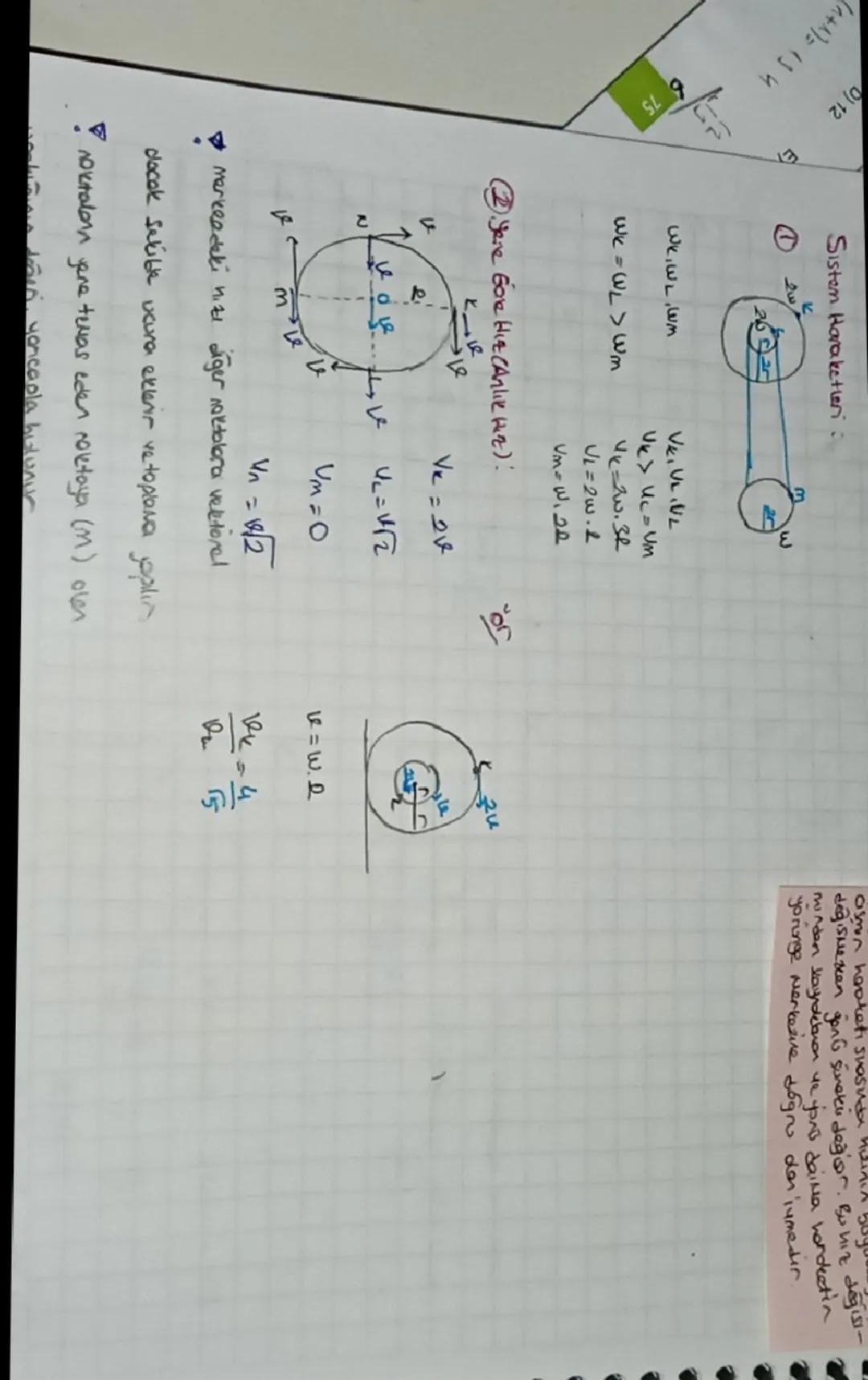 ar mad
gün
Doagin Dairesel Haraket:
Augisel Hiz (1)
x= u.t
je
Nr. T
mertesál jume (a)
a=
= 12² = (we)² = w².
k-we
R
ke
Periyot
Le
Fier-ma
V