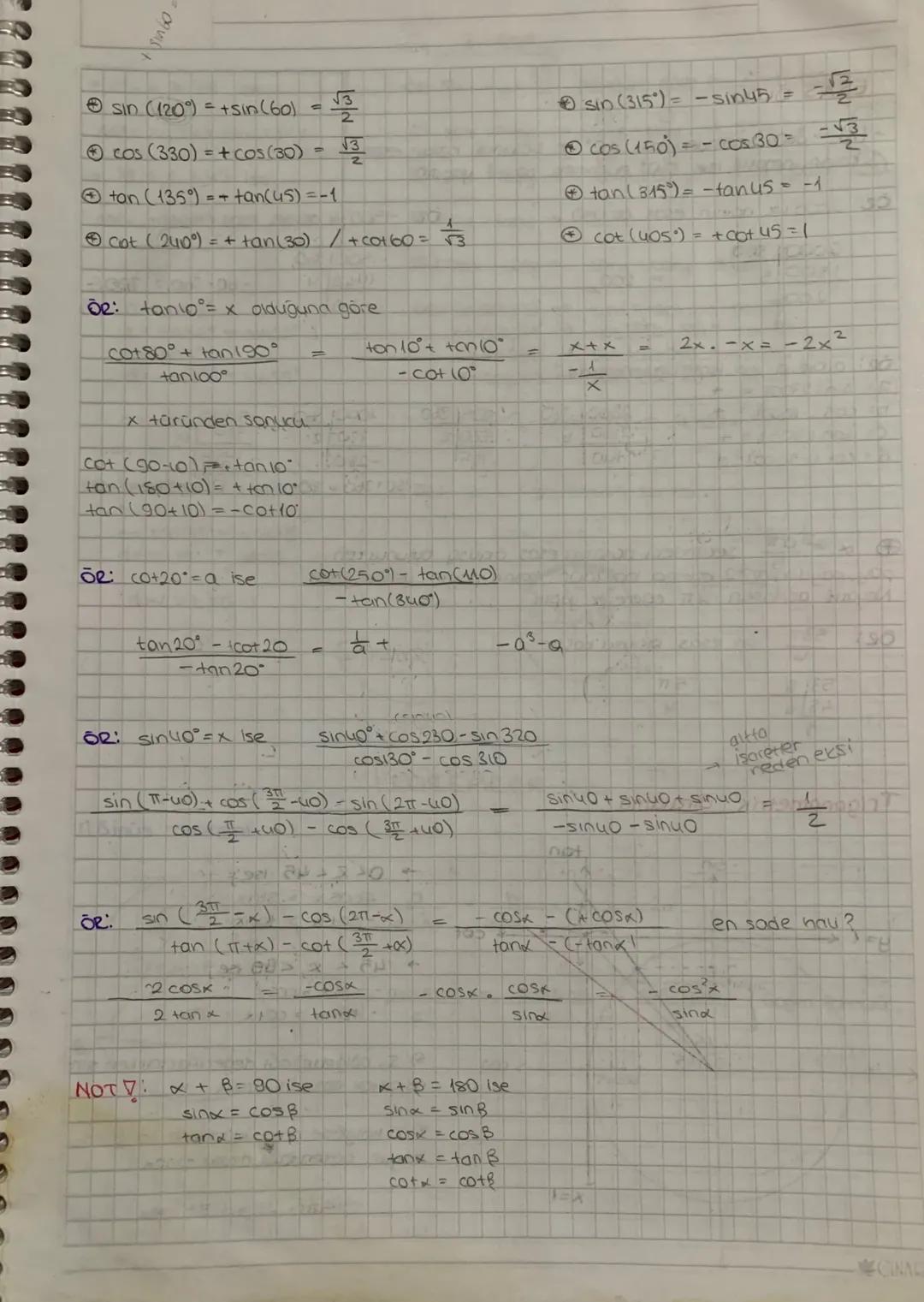 ㅈ
TRIGONOMETRÍ
019- derece
1 → dakika
10=60
saniye
derece 360 saniyedir.
1=60"
Pozitif yönü aa
negatif yönlü ac
Or: bir ABC ucgeninde la acı