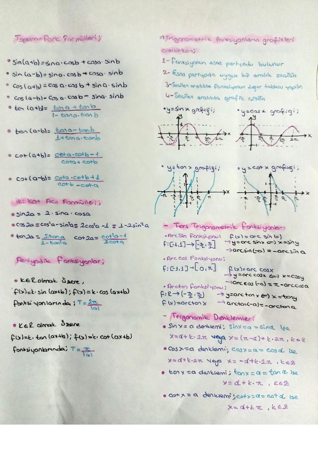 # FRIGONOIATRI
Açı Ölau Birmeri
$1°=60' \frac{D}{180} = \frac{R}{\pi}$
$3'=60''$
Esas diad:
=) Denece cinsinden esas ölçü bulunurken
36