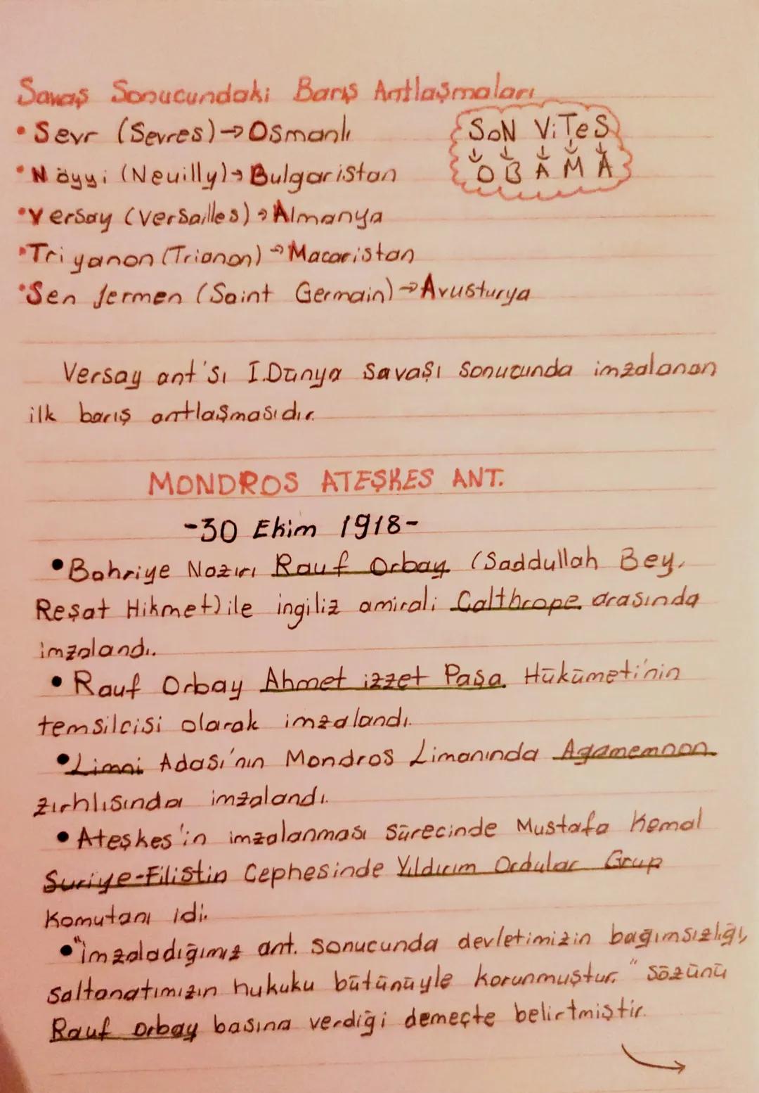 I. Dünya Savaşı (1914-1918)
Genel Nedenleri Hammade ve pazor arayışı.
Silahlanma yarışı, bloklaşma, milliyetçilik akımı
(Fr. ihtilali), sömü