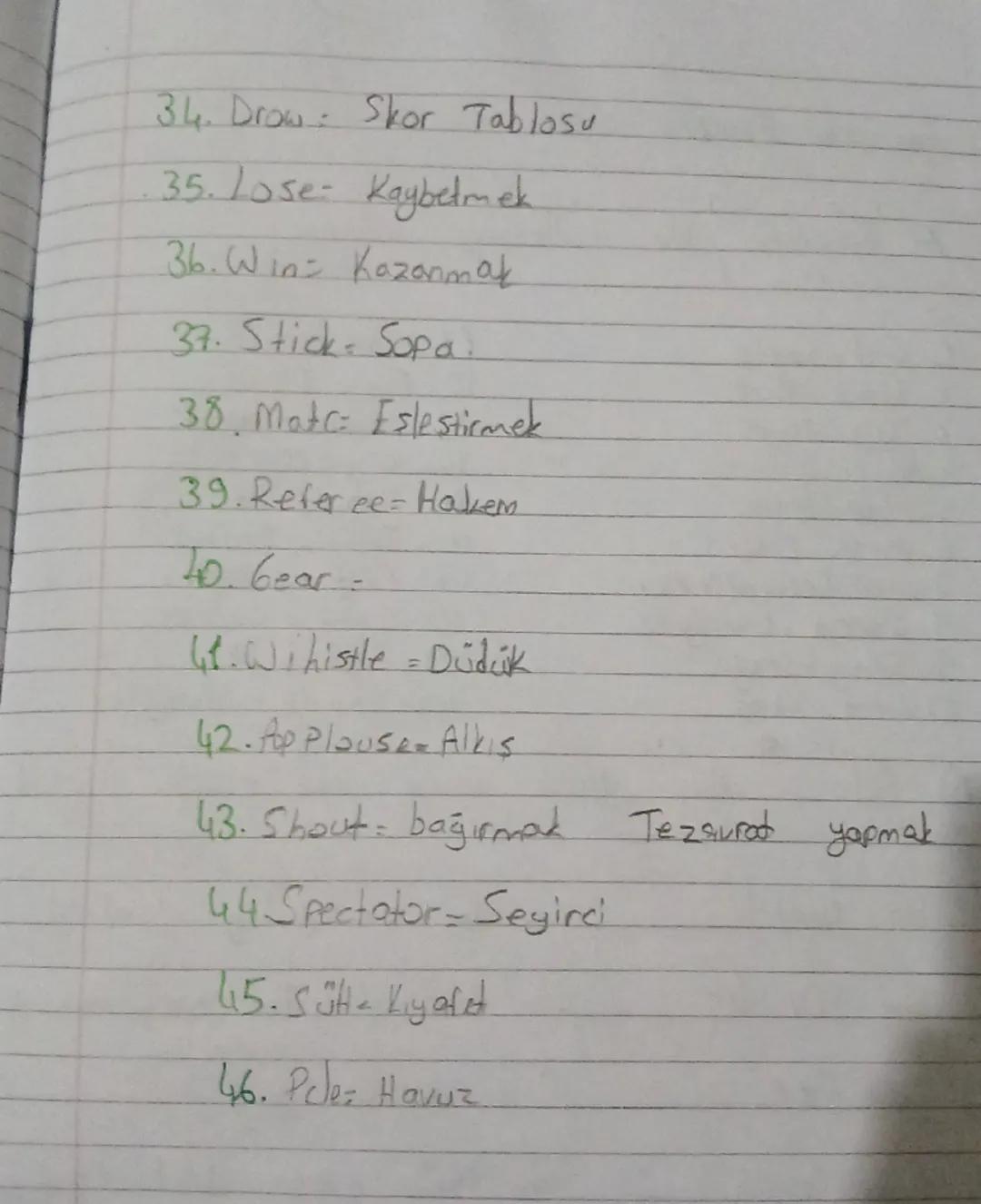 SPORTS
D Skating Paten
2) Weightifting - Ağırlık kaldırmak
3) Snow boarding - Kayal, yapmak
4. Siking = Kayok
5) Siwiming: Yüzmek
Wersting
7