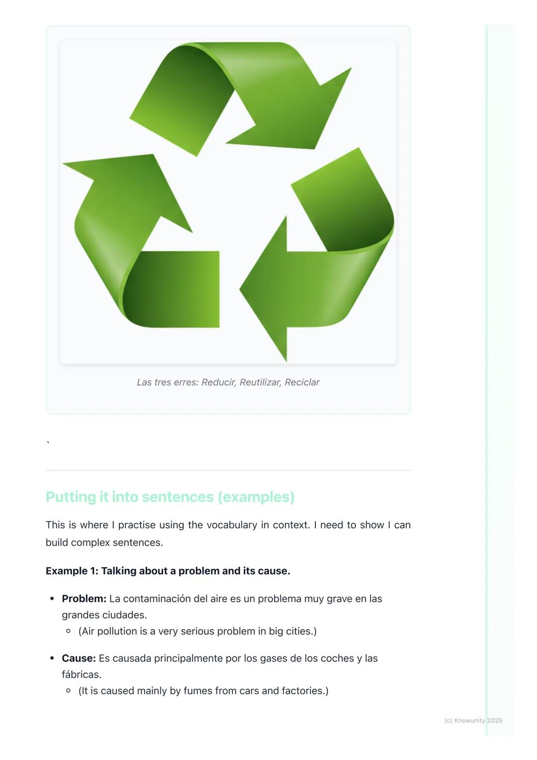 # Environment, Climate Change,
and Global Issues
Introduction to environmental vocabulary
This is a huge topic for the Leaving Cert, comes