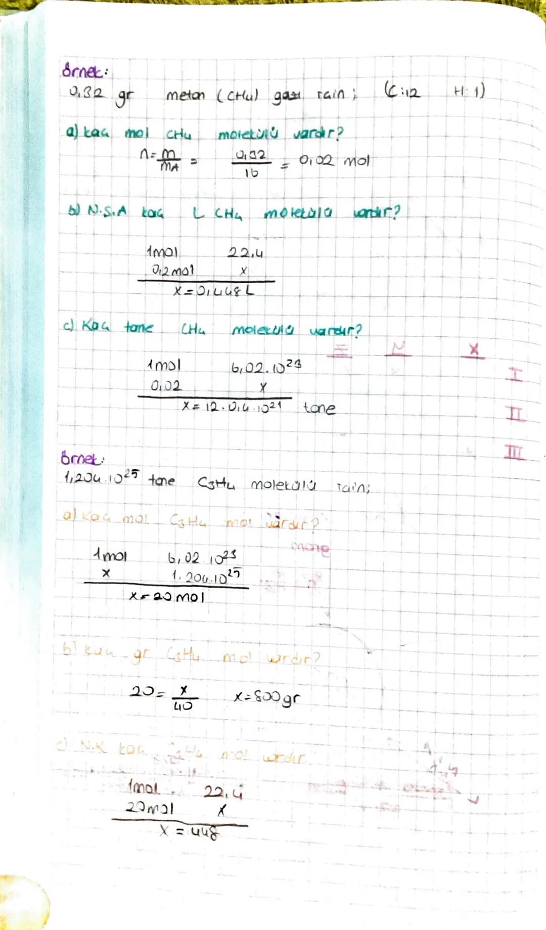 N.S.A
NK
Mol havzami
gram
n = mA
MOL
Soruda verilen L
2214
Tane
Soruda verilen toneals.
6.0.2.10 drnek:
0.32
gr
meton (CHu) gar rain;
(C:12