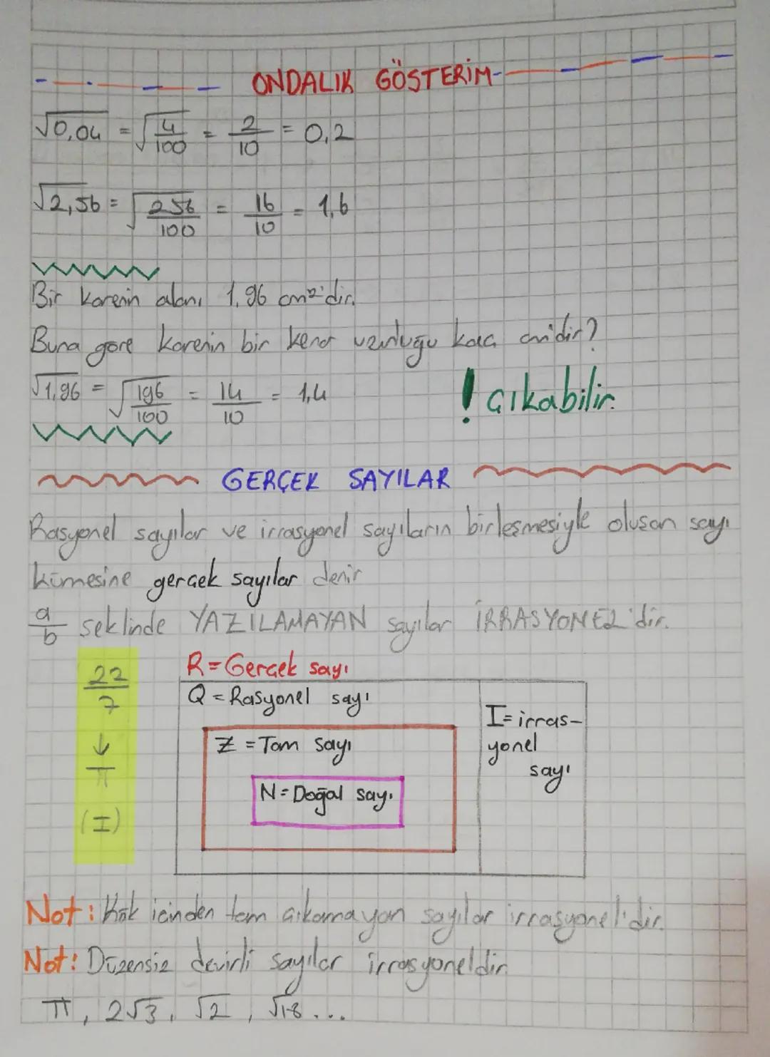 2.UNITE:
KAREKÖLLU İFADELER
√1=1 √2=4 √3-9 √4-16 √5-25 56=36 √7=49 √8=64
59=81 510=100 JH = 121 512=144 513-169 514=196 √15=225 516-256
√17=