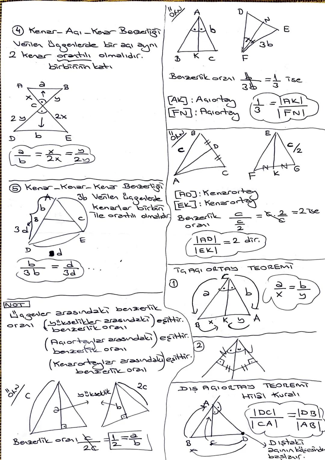 # ÜGGENDE AGI KENAR
BAGINTISI
1 Bir üggende en büyük açı-
nın karşısındaki kenar en
büyüktür.
A
$m(A)>m(3)m(c)$
C
b
$a>b>c$ dir.
B
a
C
②