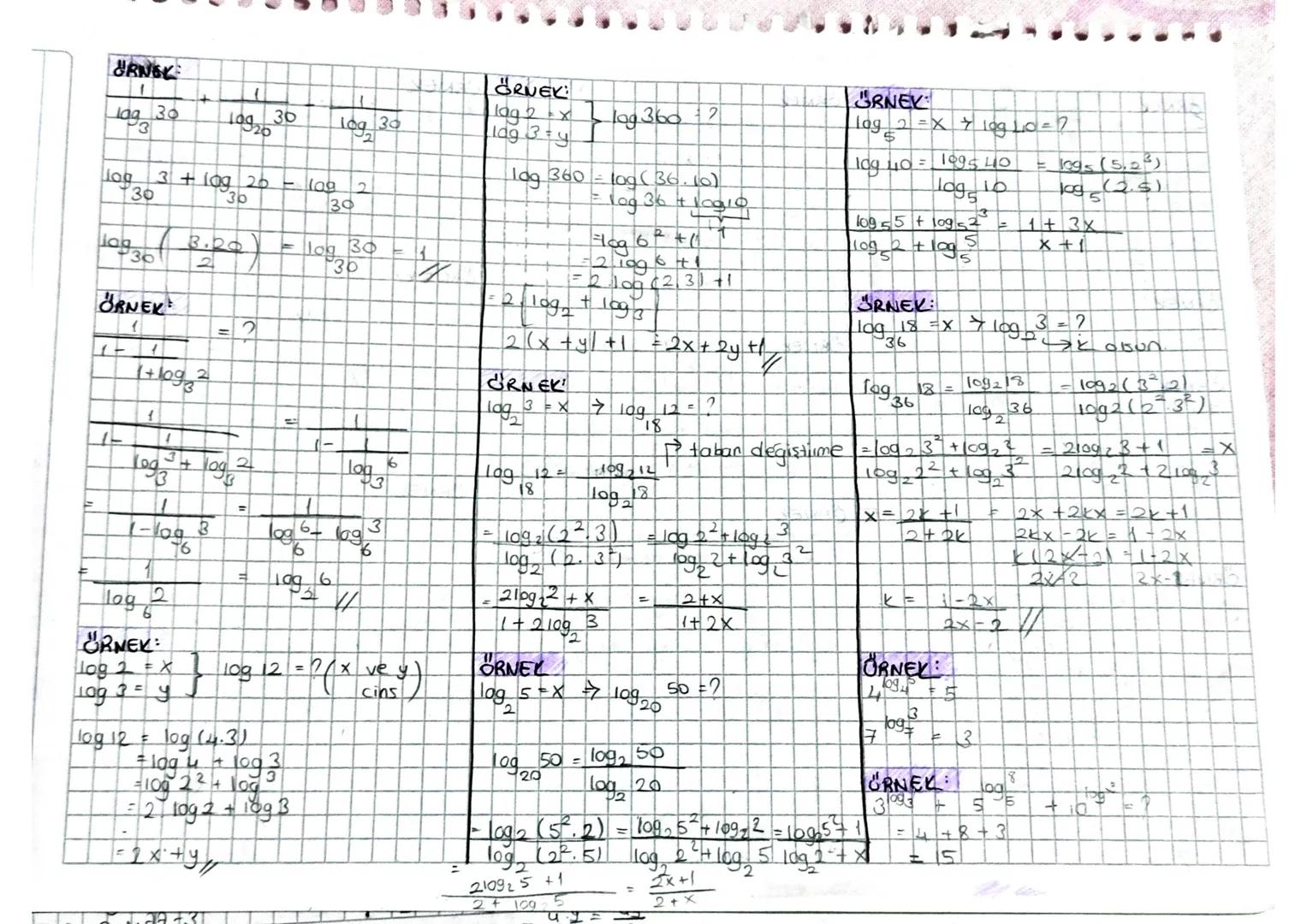 X=10924
ÖRNEK
f(x) = 31
LOGARITMA FONKSİYONA:
QER
1 X ER olmak üzere
RR
f
y = ax fonksiyonu..
aun tersi olan fonksiyona logaritmo
y= 3* > x