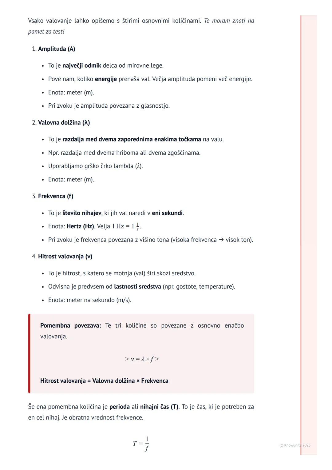 # Valovanje
Kaj je valovanje?
Valovanje je širjenje motnje skozi prostor. Pri tem se prenaša energija, ne pa snov.
Delci snovi, po kateri