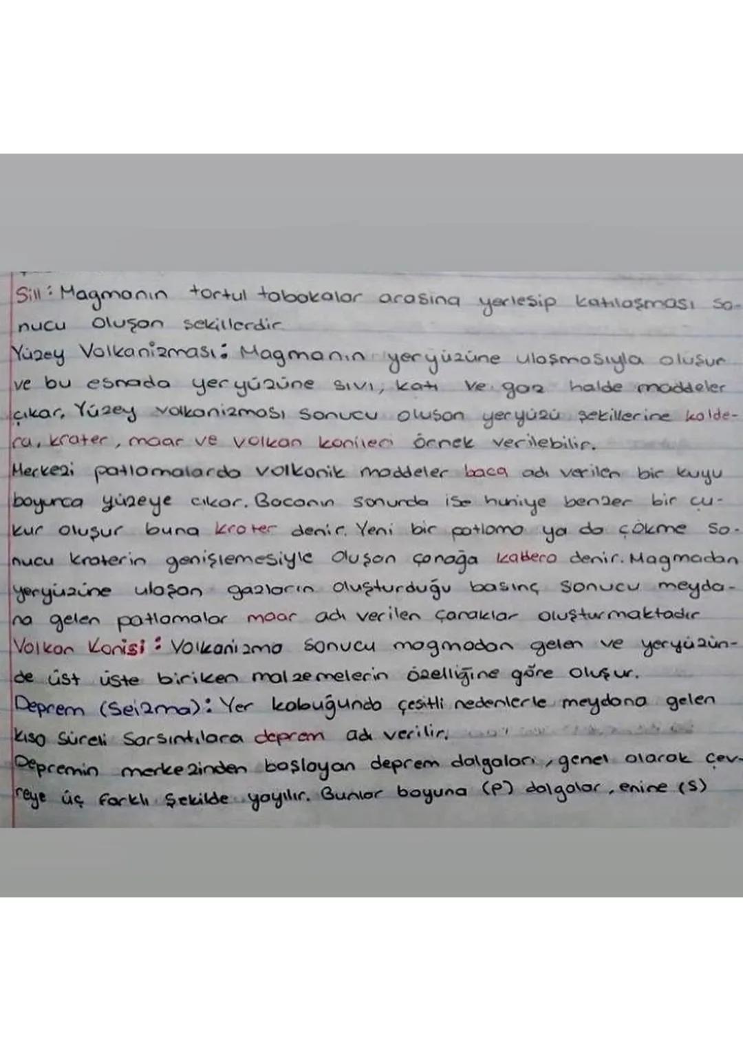 C. ic Kuwetler
Yeryüzü şekillerinin bir kısmı, oluşumları için gerekli olon enerjiyi
mantodaki konveksiyonel akimlordon alır. Bu enerjinin s